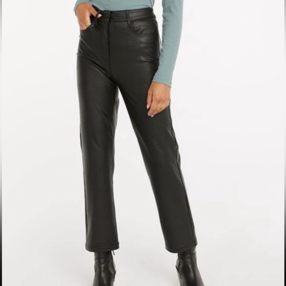 Black Leather Pants